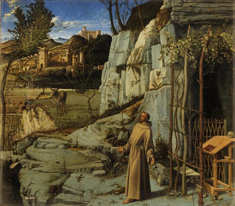 Giovanni Bellini St Francis in the Wilderness (mk08) France oil painting art